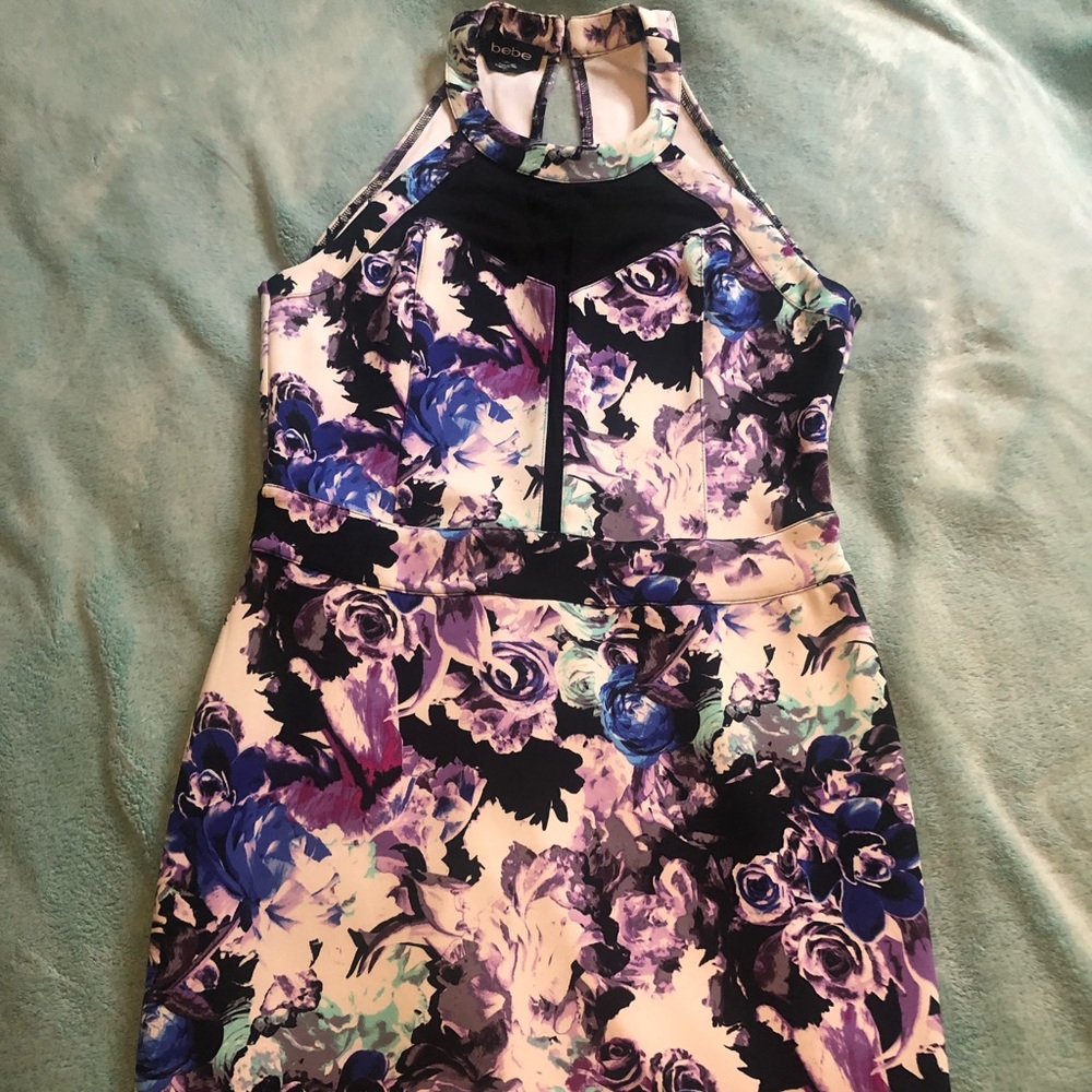 New BEBE midi dress size L